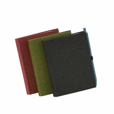 Bloco de anotações com capa dura, sticky notes e miolo sem pauta na cor branca. Dimensão Produto:...