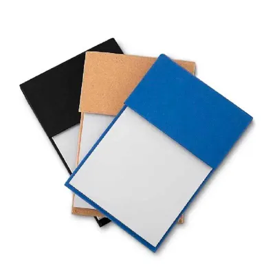 Bloco de anotações ecológico com sticky notes personalizado