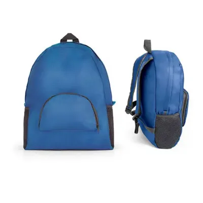 Mochila dobrável. 210D ripstop. Com bolso frontal. Dois bolsos laterais em tela. 330 x 400 x 120 ...