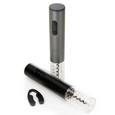 Saca rolhas elétrico com LED e cortador de lacre