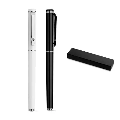 Roller. Metal. Em estojo. Estojo: 182 x 22 x 42 mm.