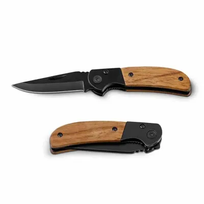 Canivete. Aço inox e metal. Fornecido em caixa presente. 84 x 11 x 24 mm | Caixa: 94 x 33 x 16.