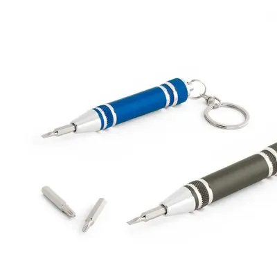 Kit de mini ferramentas. Metal. 3 chaves. ø13 x 75 mm.