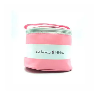 Frasqueira em sintético com forro interno personalizada.