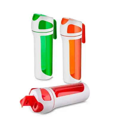 Garrafa plástica 550 ml com alça de mão