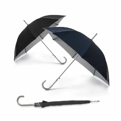 Guarda-chuva poliéster com haste em alumínio 