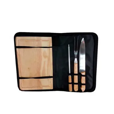 Kit churrasco 4 peças