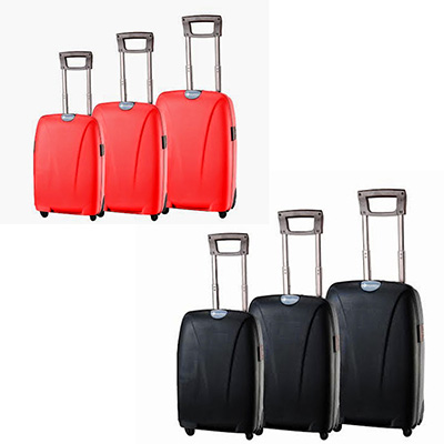 Crazy Ideas - Conjunto de malas de viagem personalizadas em 3 tamanhos diferentes.