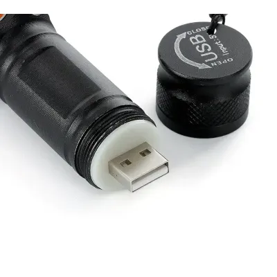 Lanterna Metal Recarregável