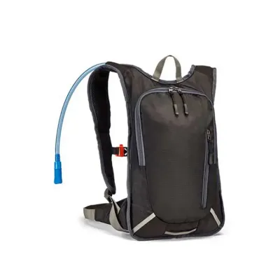 Mochila esportiva. 420D. Compartimento principal forrado. Bolso frontal com zíper. Alças almofada...