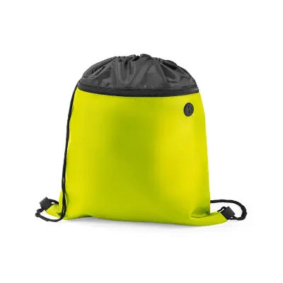 Sacola tipo Mochila verde