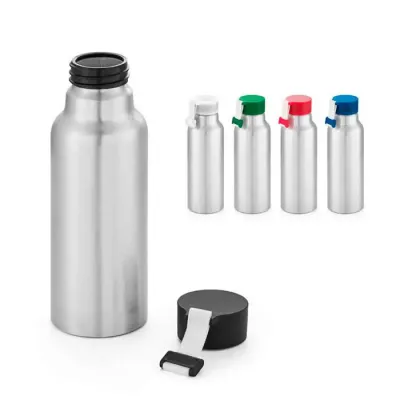 Squeeze. Alumínio. Com fita em silicone. Capacidade: 570 ml. Food grade. Caixa branca 94656 vendi...