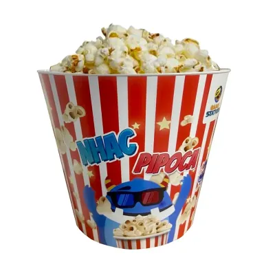 Balde de pipoca personalizado
