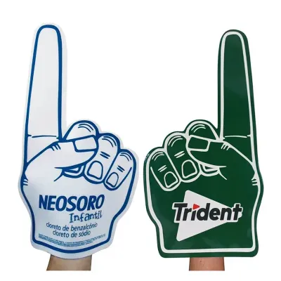 Luvas em EVA para torcida e eventos