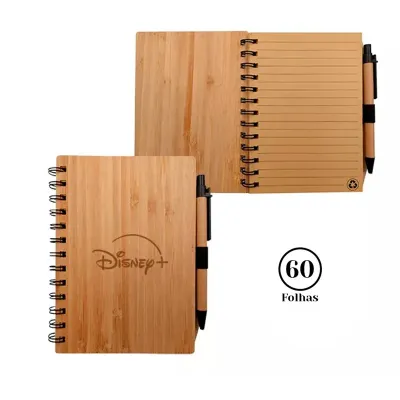 Bloco Leaf Wood com 60 folhas