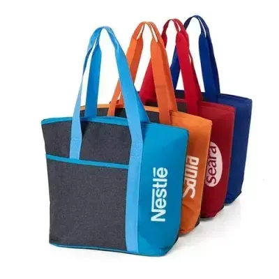 Bolsa térmica em poliéster 15 litros.