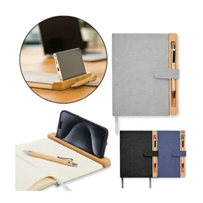 Kit com Bloco e Caneta