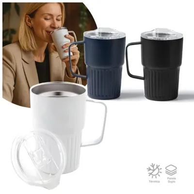 Mug Therma com 450 ml de capacidade