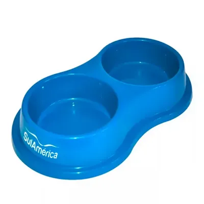 Comedouro e Bebedouro Azul