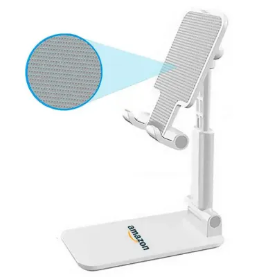 Suporte branco para celular e tablet personalizado