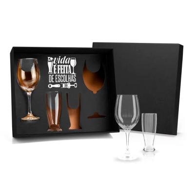 Kit de Taças de Vinho e Tulipa para Cerveja Personalizado 3