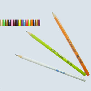 Lápis personalizado em diversas cores.
