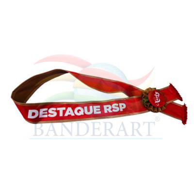 Talabarte para desfile, confeccionado em tecido Duralon® 100% poliéster. Com copo cromado Diversa...