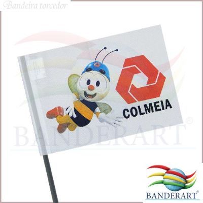 Bandeiras promocionais.