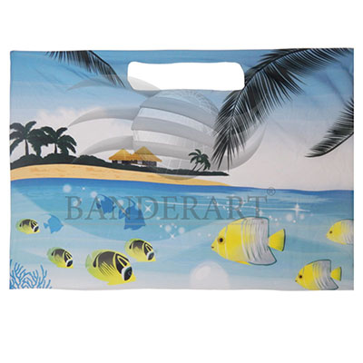 Canga de praia / piscina - confeccionada em tecido especial Softlon 100% poliéster estampadas por processo digital em alta definição e em toda área