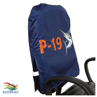 Capa para cadeira azul