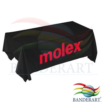 Toalhas de mesa promocionais, confeccionadas no tecido duralon® 100% poliéster, estampa digital alta resolução