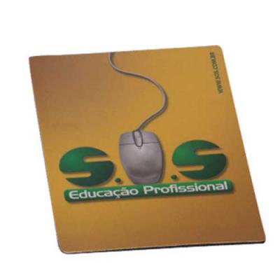 Mouse Pad Com ou sem apoio de punho. Impressão Off Set dublado em E.V.A.