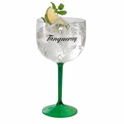Taça de gin plástica personalizada.