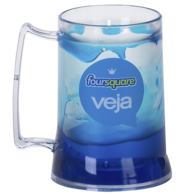 Caneca de chopp com gel 500ml.