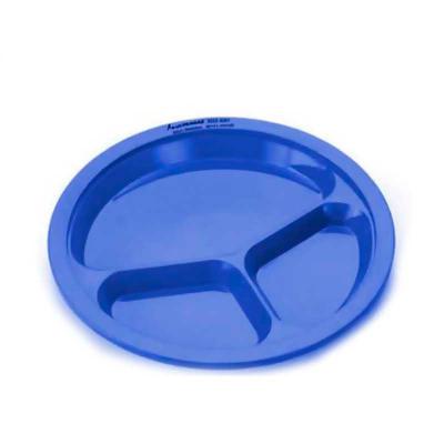 Petisqueira plástica com três divisórias. Material: PP Medida: 26cm