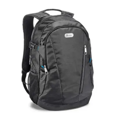 Mochila para notebook com detalhes em cinza