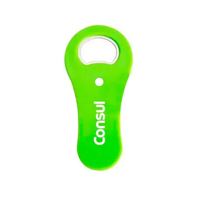 Abridor de garrafa plástico com imã