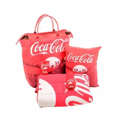 Kit Maratonar - edredom de solteiro, pantufas, almofada, copo e sacola