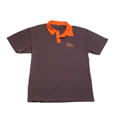 Camisa pólo confeccionada em dry fit poliamida