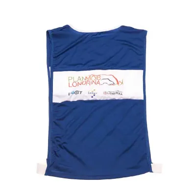 Colete promocional confeccionado em helanca