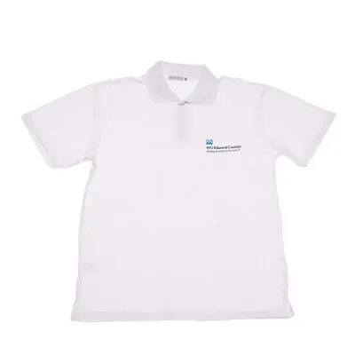 Camisa pólo com silk emborrachado no peito