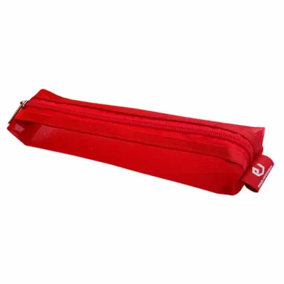 Estojo confeccionado em tela importada, com etiqueta lateral.