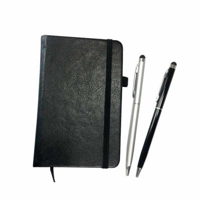 Caderneta com caneta esferográfica e ponta touch