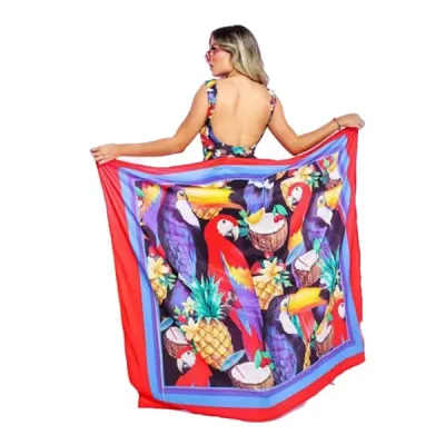 Canga com a sua arte aplicada