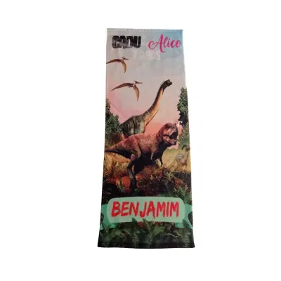 Toalha fitness estampada