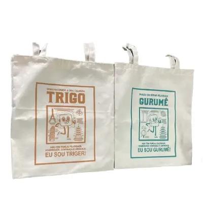 Sacolas de algodão promocionais