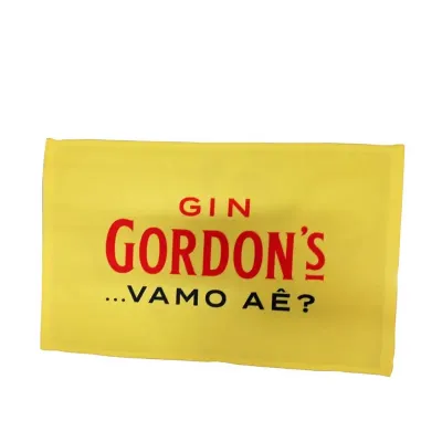 Toalha lavabo amarela