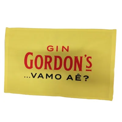 Toalhinha amarela sublimada