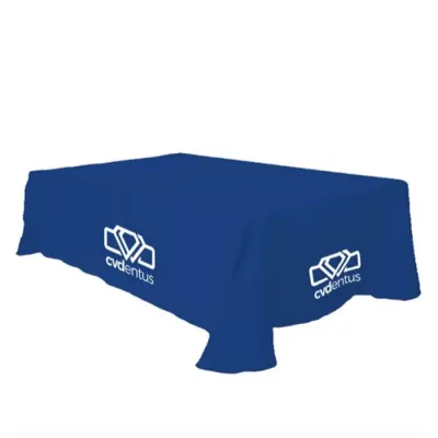 Toalha de mesa azul personalizada