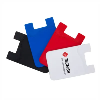 Adesivo porta cartão de silicone para celular